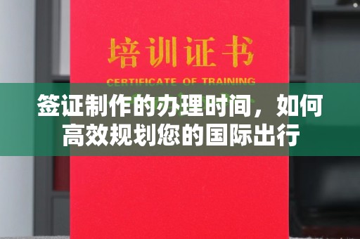 沙坪坝签证制作的办理时间，如何高效规划您的国际出行